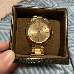 Rose gold Michael kors watch